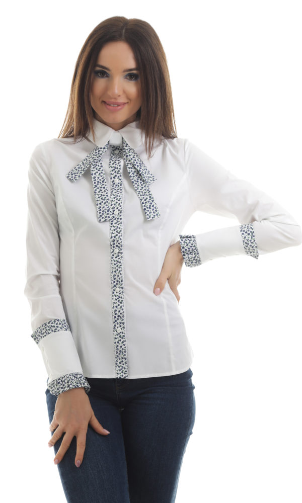 Camasa alba cu funda detasabila